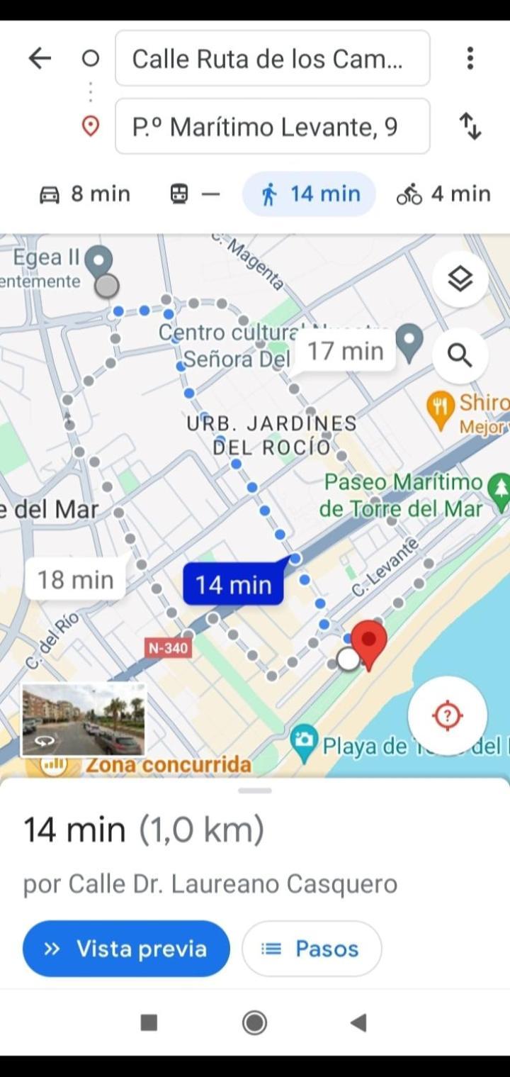 Fastastico Apto Torre Del Mar Parking Wi-Fi Buitenkant foto